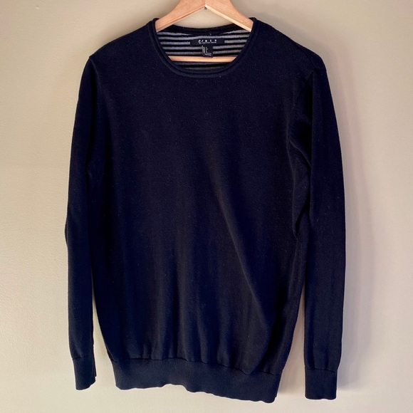 Black Crew Neck Sweater - Picture 2 of 4